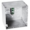 Hubbell Wiring Device-Kellems Electrical Box, 66.7 Cu.In., Data Box Type, 2 Gangs, Steel HBL260 - alternate 1